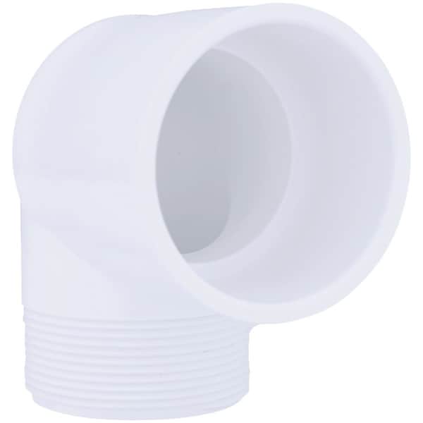 Charlotte Pipe And Foundry 2 In. Slip x Male Schedule 40 90 Deg. Street PVC Elbow 1/4 Bend PVC 02306 1600HA - main